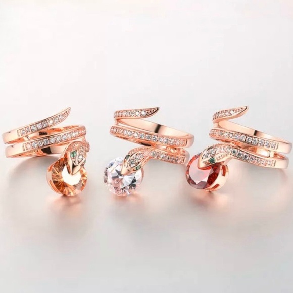 Jewelry - Serpent of Temptation Austrian Crystal Wrap Ring